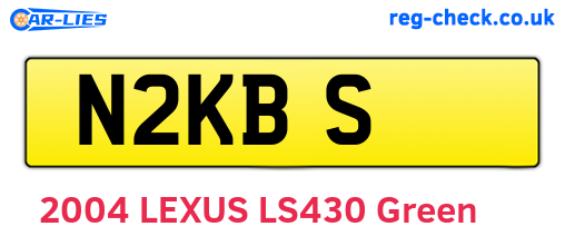 N2KBS are the vehicle registration plates.