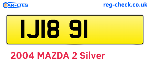 IJI891 are the vehicle registration plates.
