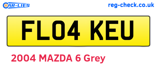 FL04KEU are the vehicle registration plates.
