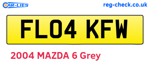 FL04KFW are the vehicle registration plates.