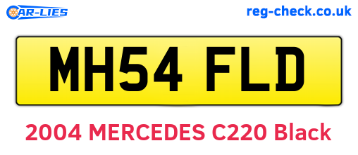MH54FLD are the vehicle registration plates.