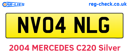 NV04NLG are the vehicle registration plates.