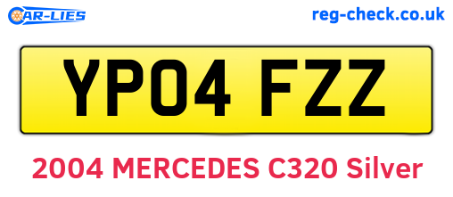 YP04FZZ are the vehicle registration plates.
