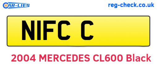 N1FCC are the vehicle registration plates.