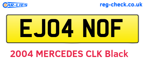 EJ04NOF are the vehicle registration plates.