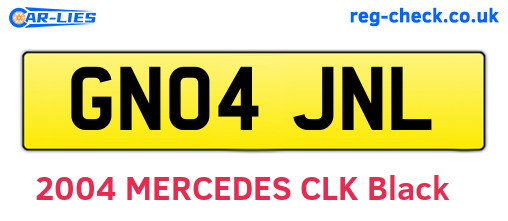 GN04JNL are the vehicle registration plates.
