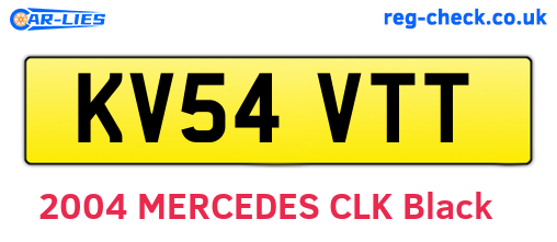 KV54VTT are the vehicle registration plates.