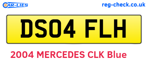 DS04FLH are the vehicle registration plates.