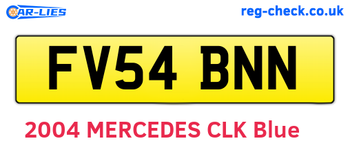 FV54BNN are the vehicle registration plates.