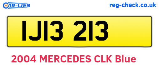 IJI3213 are the vehicle registration plates.