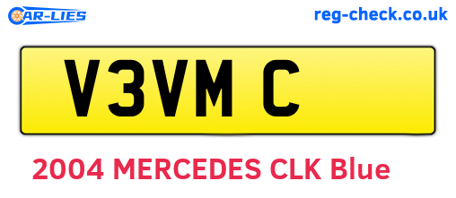 V3VMC are the vehicle registration plates.