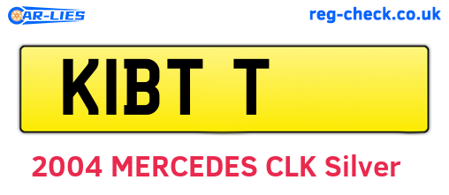 K1BTT are the vehicle registration plates.