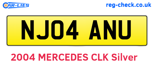 NJ04ANU are the vehicle registration plates.