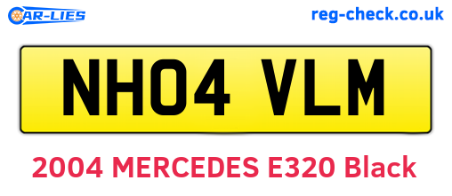 NH04VLM are the vehicle registration plates.