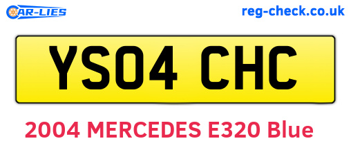 YS04CHC are the vehicle registration plates.