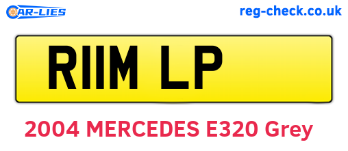 R11MLP are the vehicle registration plates.