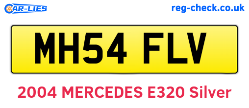 MH54FLV are the vehicle registration plates.