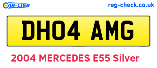 DH04AMG are the vehicle registration plates.