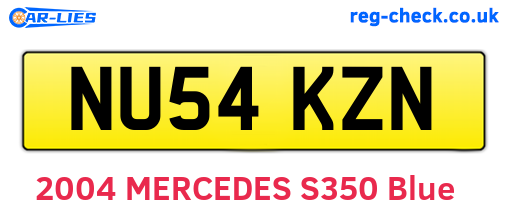NU54KZN are the vehicle registration plates.