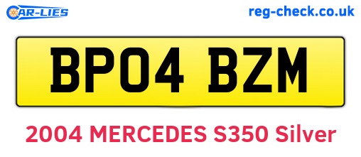 BP04BZM are the vehicle registration plates.
