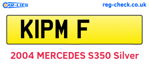 K1PMF are the vehicle registration plates.