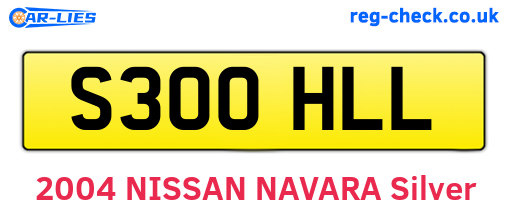 S300HLL are the vehicle registration plates.