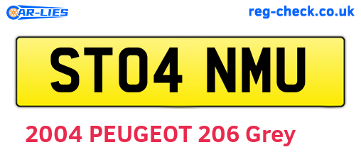 ST04NMU are the vehicle registration plates.