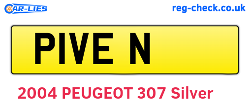 P1VEN are the vehicle registration plates.