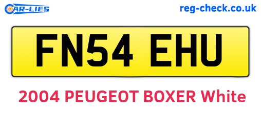 FN54EHU are the vehicle registration plates.