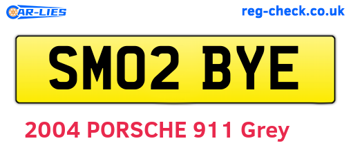 SM02BYE are the vehicle registration plates.