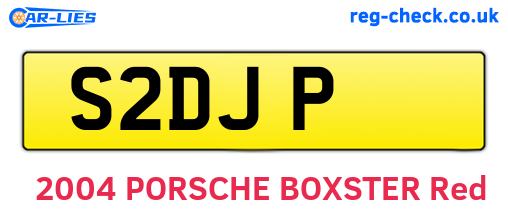 S2DJP are the vehicle registration plates.