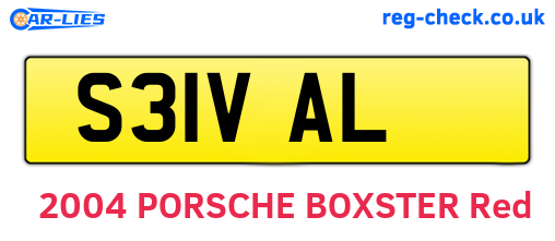 S31VAL are the vehicle registration plates.