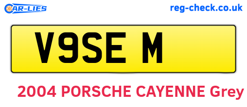 V9SEM are the vehicle registration plates.