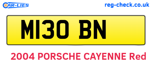 M13OBN are the vehicle registration plates.