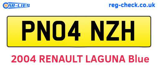 PN04NZH are the vehicle registration plates.