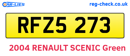 RFZ5273 are the vehicle registration plates.