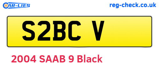 S2BCV are the vehicle registration plates.