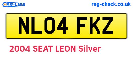 NL04FKZ are the vehicle registration plates.