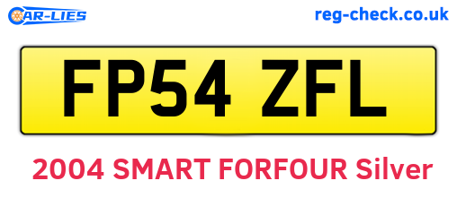 FP54ZFL are the vehicle registration plates.
