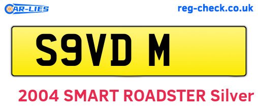 S9VDM are the vehicle registration plates.