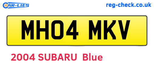 MH04MKV are the vehicle registration plates.