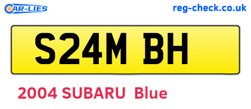S24MBH are the vehicle registration plates.