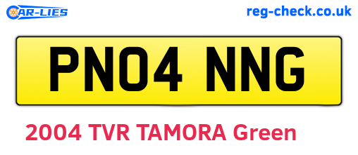 PN04NNG are the vehicle registration plates.