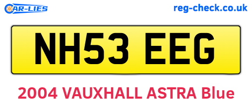 NH53EEG are the vehicle registration plates.