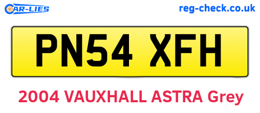 PN54XFH are the vehicle registration plates.