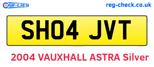 SH04JVT are the vehicle registration plates.