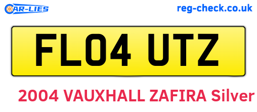 FL04UTZ are the vehicle registration plates.
