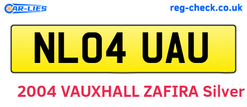 NL04UAU are the vehicle registration plates.