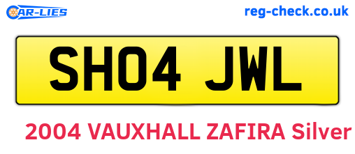 SH04JWL are the vehicle registration plates.