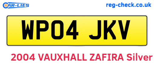 WP04JKV are the vehicle registration plates.
